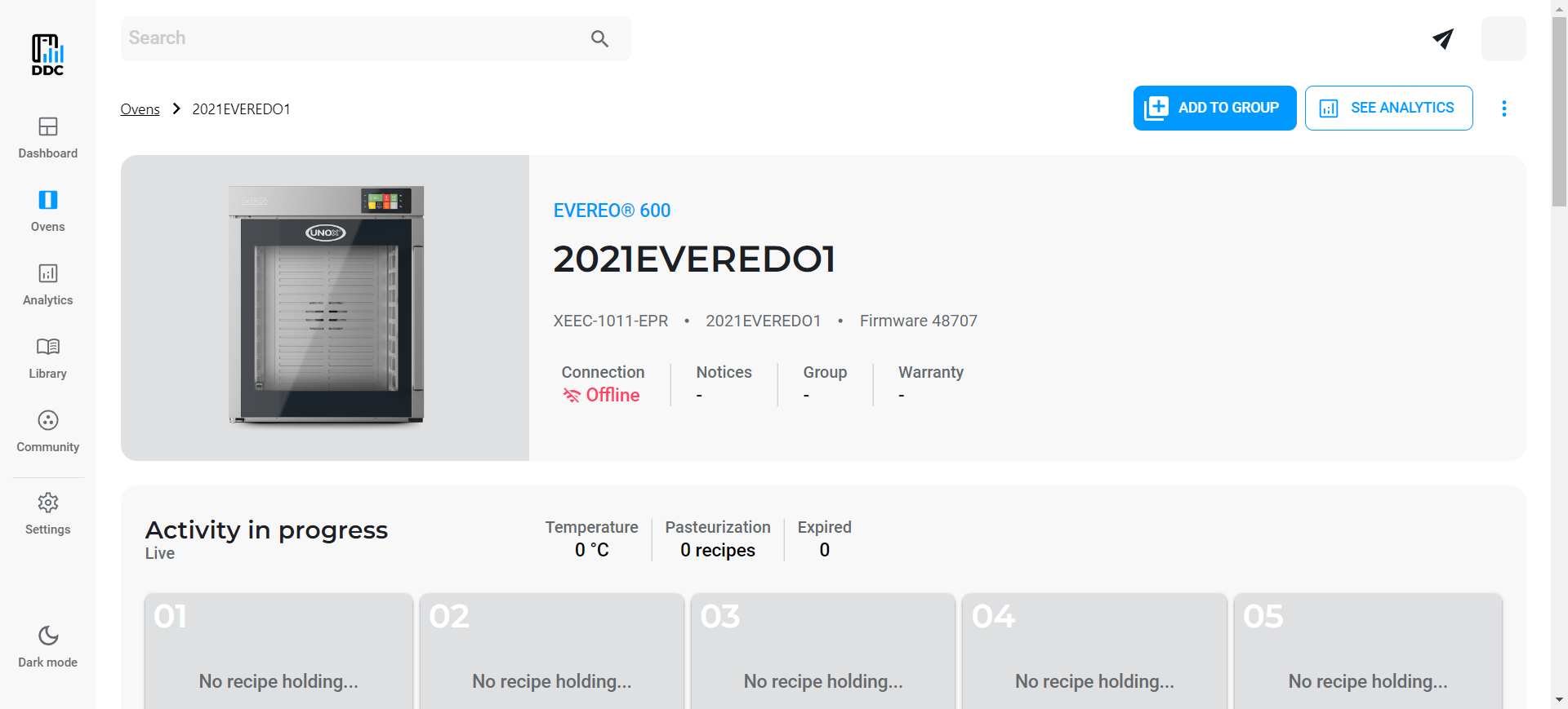 Evereo page